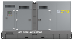 Дизельная электростанция CTG 330D в кожухе с АВР