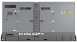 Дизельная электростанция CTG 2250С в кожухе с АВР