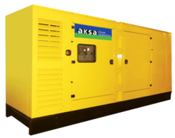 Дизельный генератор Aksa AC-400 в кожухе с АВР