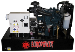 Дизельный генератор EuroPower EP 123 DE с АВР