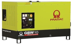 Дизельный генератор Pramac GBW 10 P 3 фазы в кожухе с АВР
