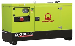 Дизельный генератор Pramac GSL 22 D в кожухе с АВР