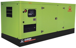 Дизельный генератор Pramac GSW 755 DO в кожухе с АВР