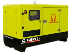 Дизельный генератор Pramac GSW 22 P  AUTO в кожухе