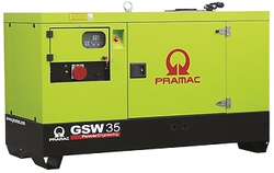 Дизельная электростанция Pramac GSW 35 Y в кожухе с АВР