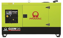 Дизельный генератор Pramac GXW 35 W в кожухе